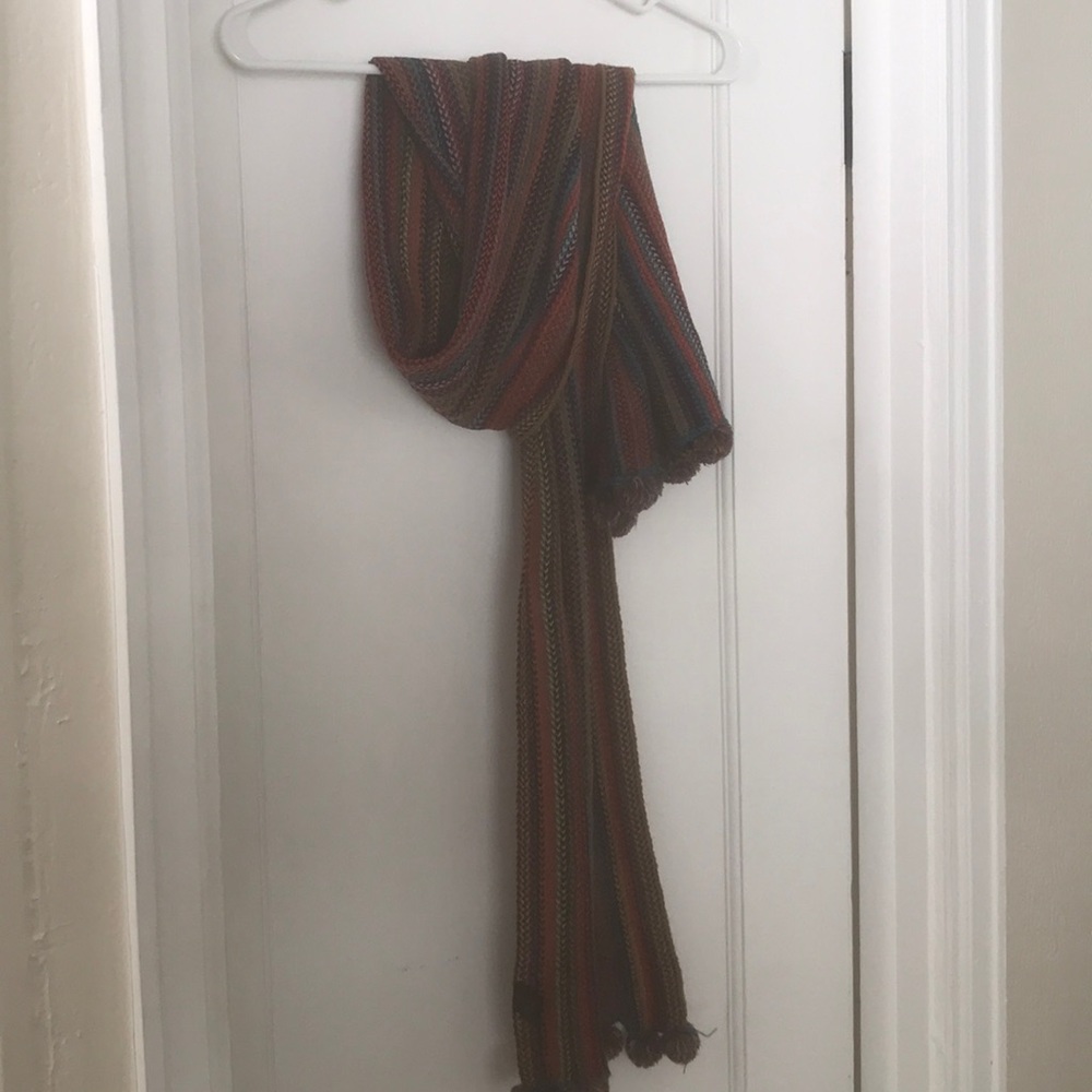 Multicolored Knitted Scarf